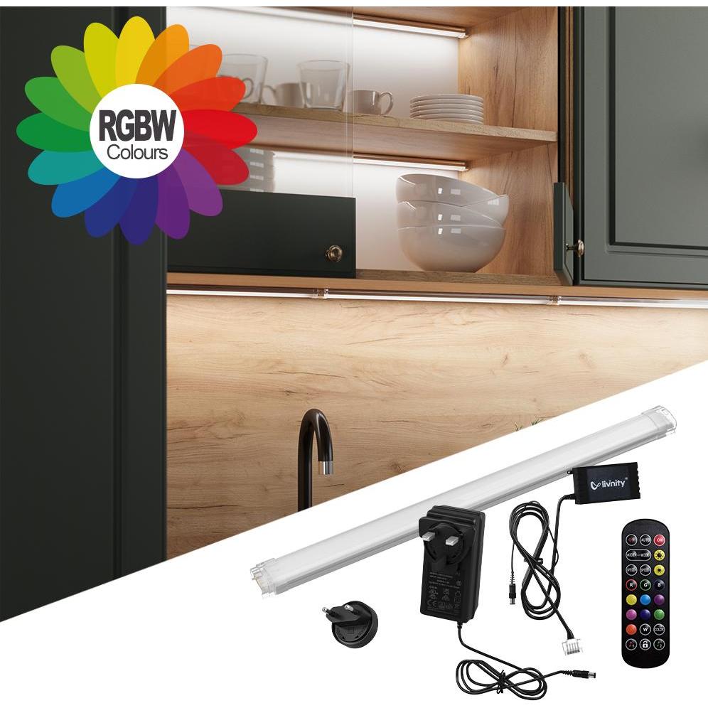 Thumbnail - Vicco, LED Streifen, LED Stripe, Weiss, 30 cm mit Starterpaket (RGBW, 1.50 cm)