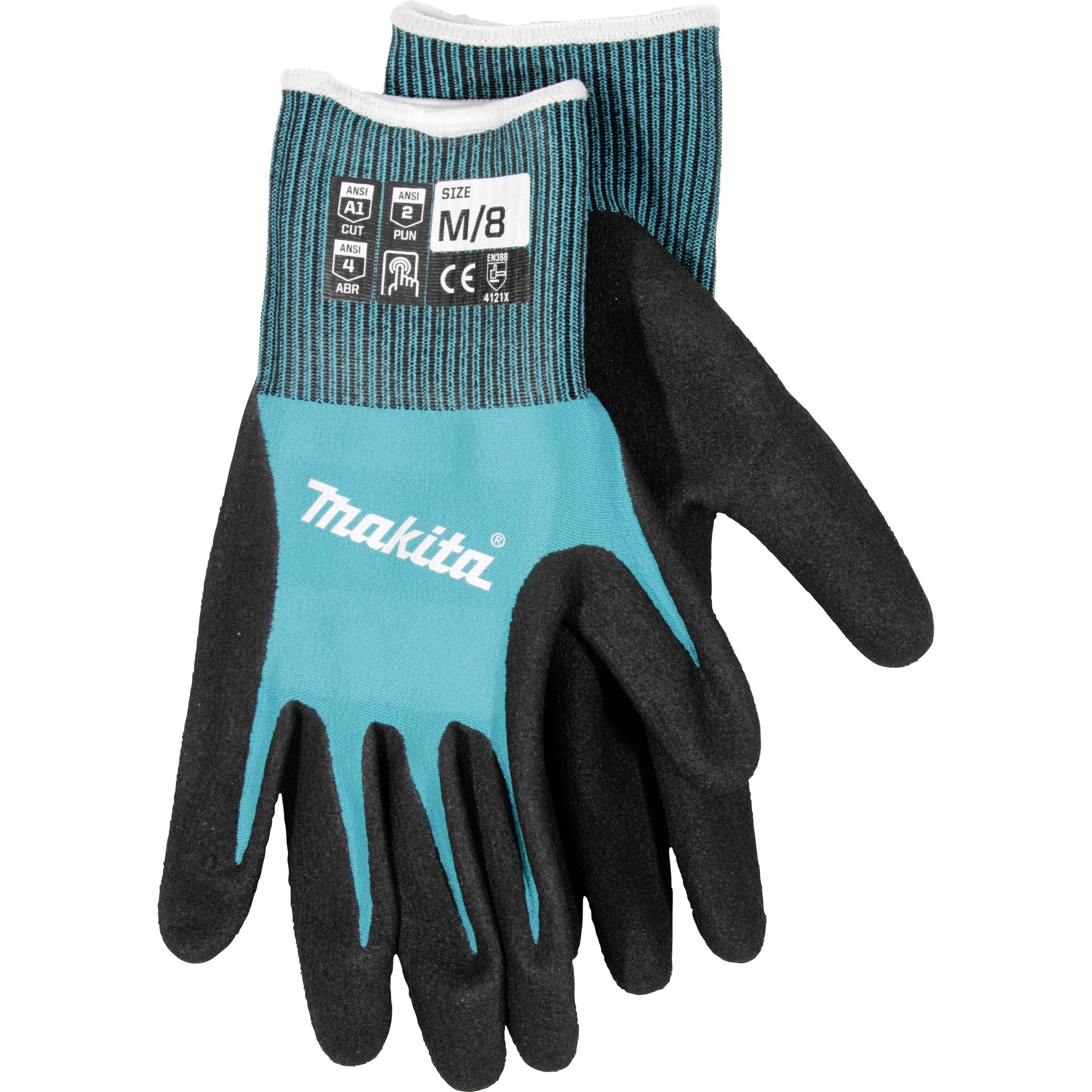 Makita, Guanti di sicurezza, Guanti Knitfit Cut Livello 1 Immersi Md (8, M)