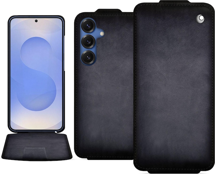 Noreve Lederschutzhülle vertikal (Samsung Galaxy S25)