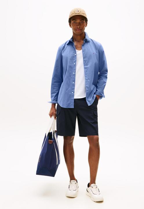 Actual product image Tommy Hilfiger Flex Poplin Mini Print Regular Fit (L)