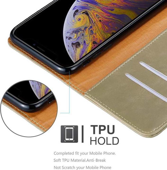Actual product image Cadorabo Book Luxury Cover (Apple iPhone XS Max)
