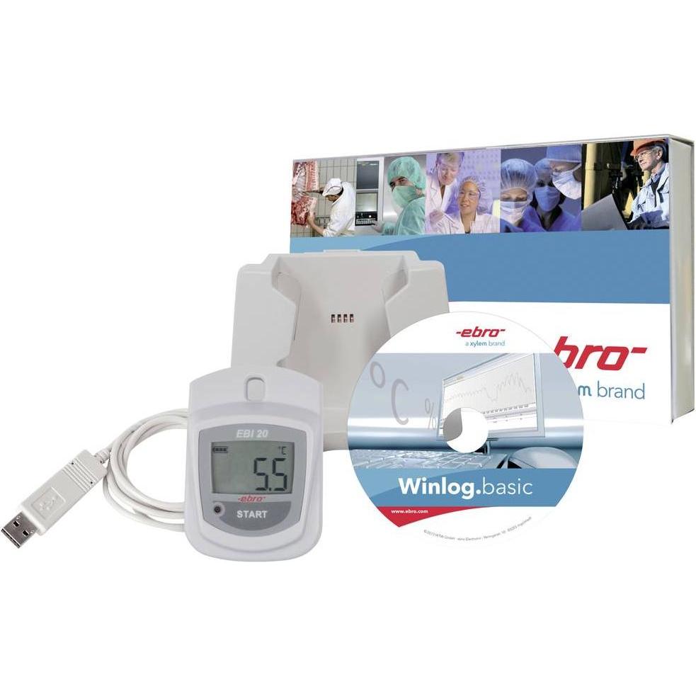 Thumbnail - Ebro EBI 20-T1-Set Temperatur-Daten, Thermometer + Hygrometer