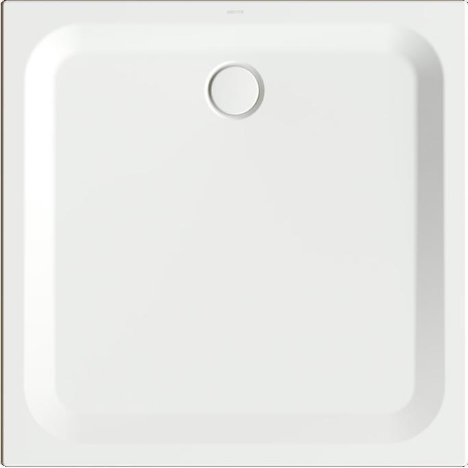 Bette, Duschwanne, Ultra Rechteck-Duschwanne 1100x1100x35mm, mit Antirutsch Pro, 8743