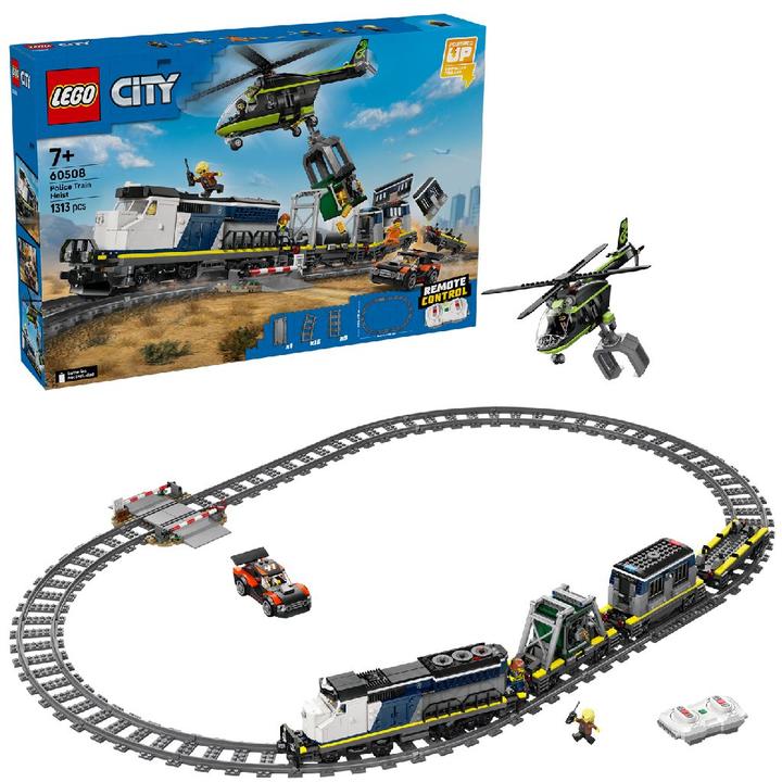 Immagine prodotto LEGO Attacco al treno della polizia (60508, LEGO City)