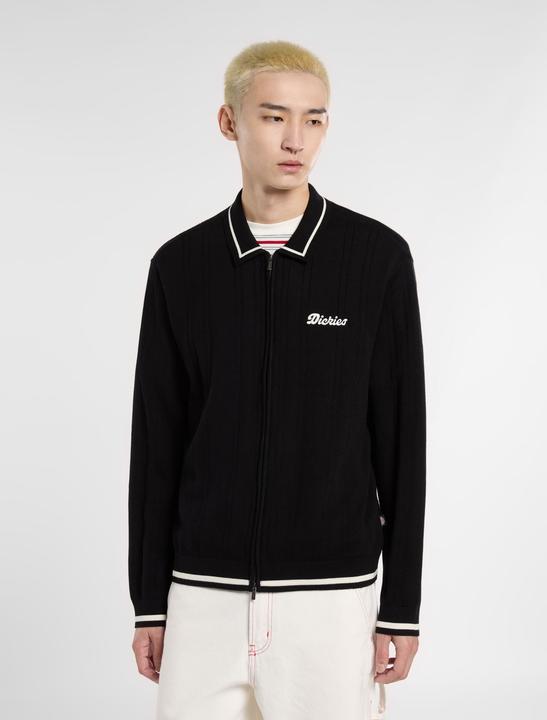 Actual product image Dickies Lewistown Fz Cardigan Black (S)