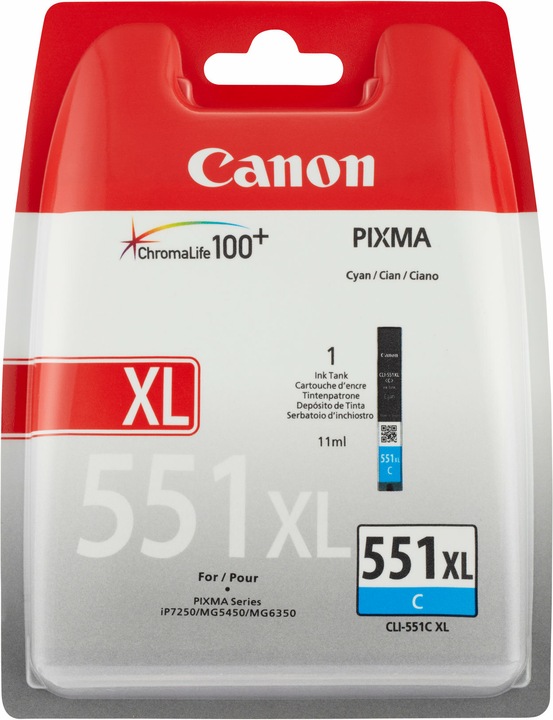 Actual product image Canon Cli-551c XL (C)