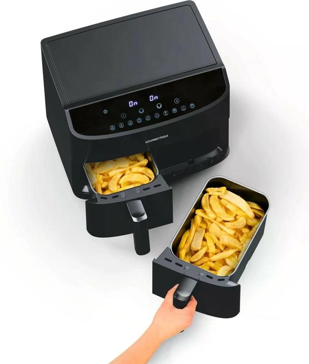 Actual product image Gourmetmaxx Hot air fryer 6 kg, black