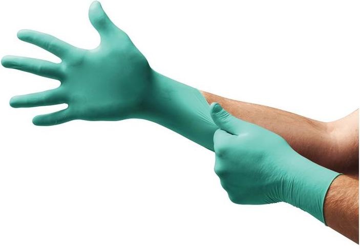 Produktbild Ansell Einweghandschuhe Microflex 93-260 Größe 9,5-10 grün/blau Neopren/Nitril EN 388, EN 374 (9.5, 10)