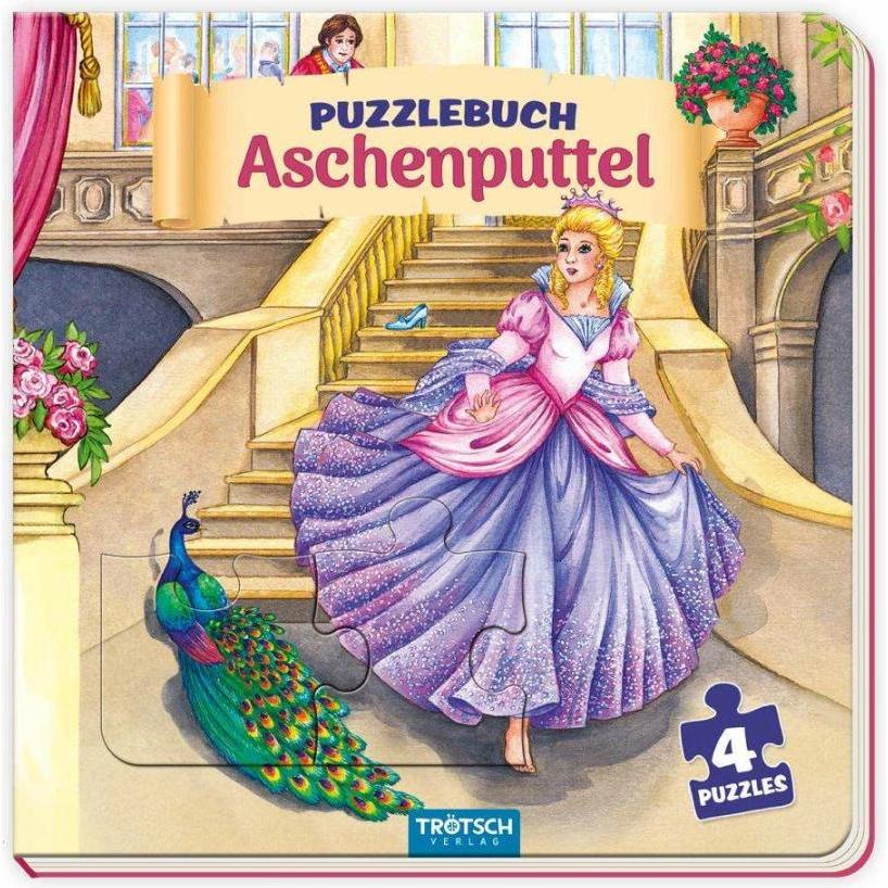 Pappenbuch Puzzlebuch Aschenputtel, Kinderbücher von Trötsch Verlag