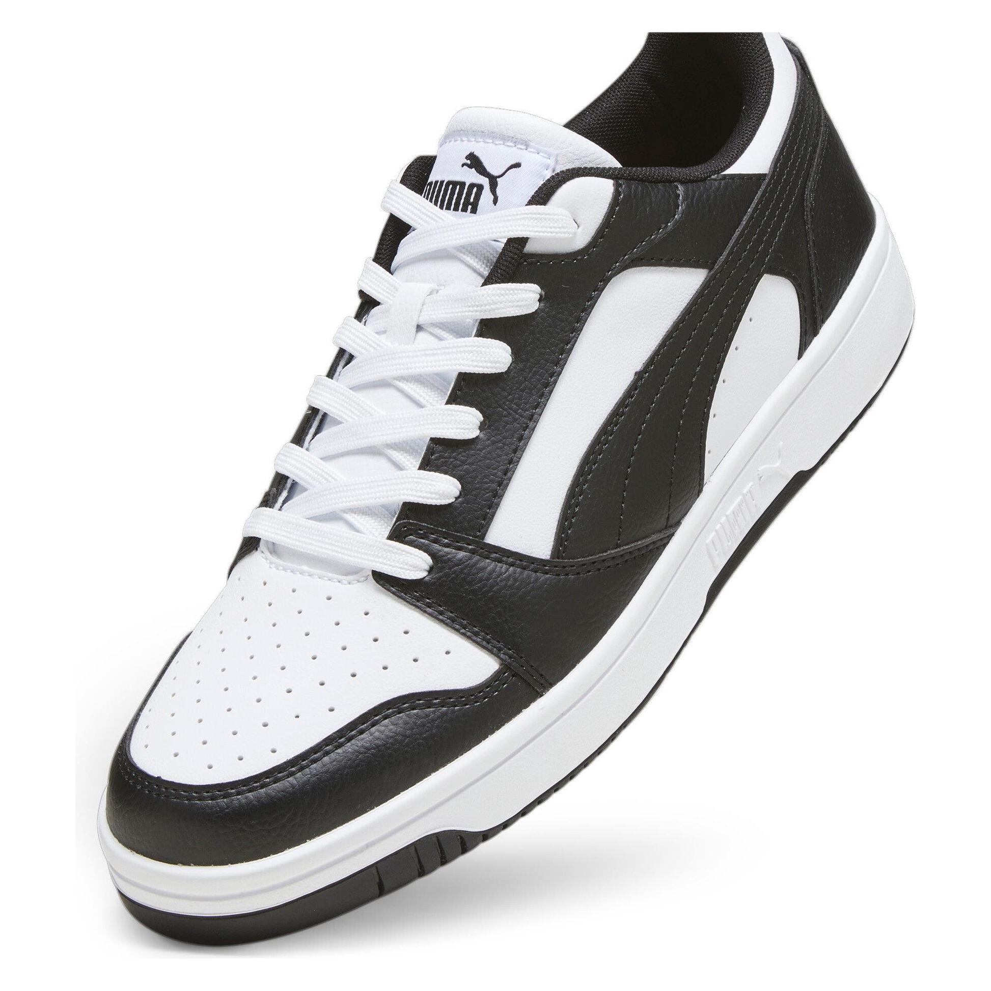 Puma, Unisex, Sneakers, Rebound V6 Laag, Zwart, (43)