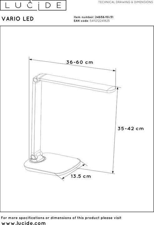 Image du produit Lucide vario (460 lm)