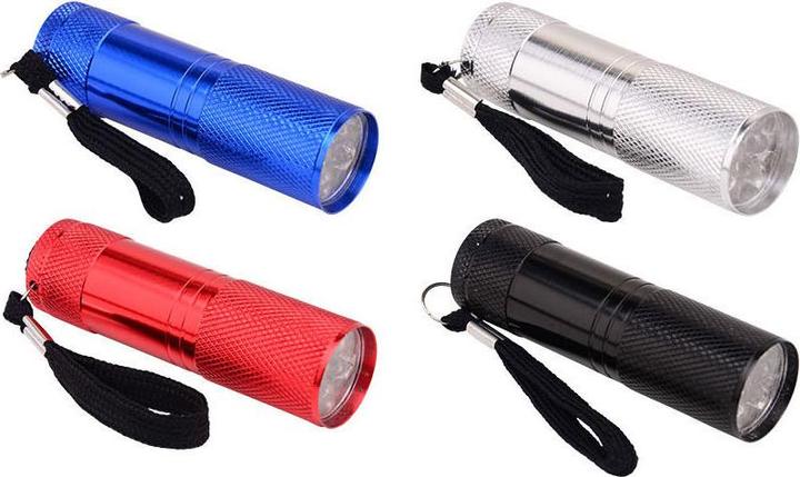 Actual product image Johntoy Torch 9 LED (8 cm)