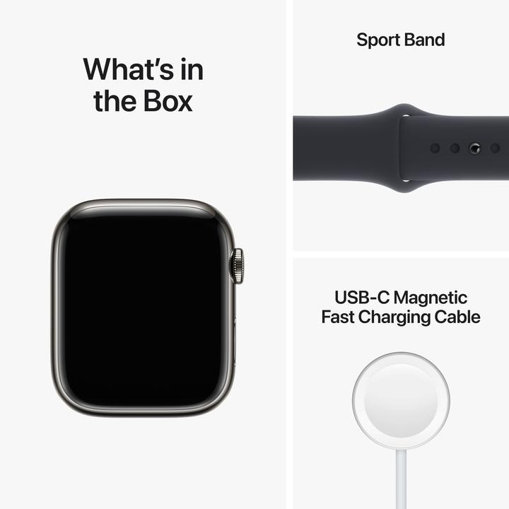 Immagine prodotto Apple Watch Series 8 (45 mm, 4G)