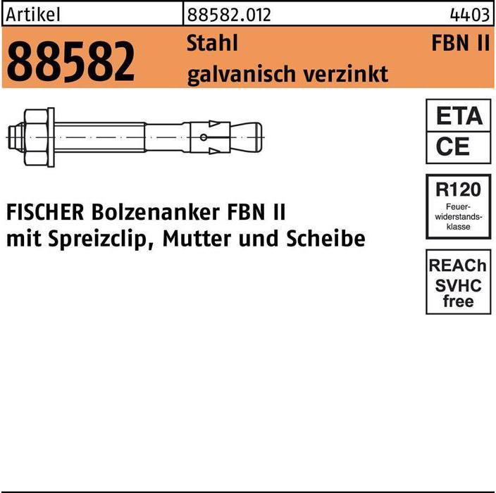 Produktbild Fischer Bolzenanker FBN II 10/70 (1 Stk.)