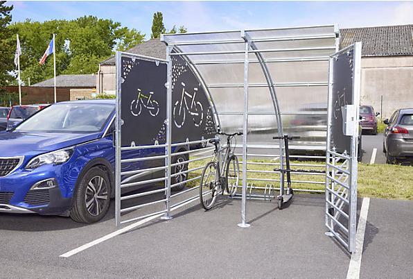 Image du produit Mottez Abri pour vélos verrouillable