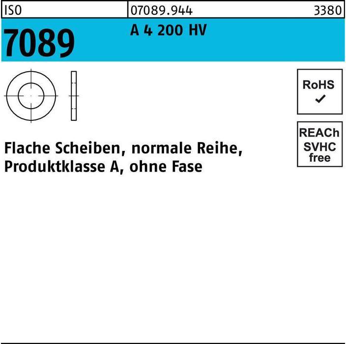 Produktbild Bufab Unterlegscheibe ISO 7089 o.Fase 2 A 4 200 HV