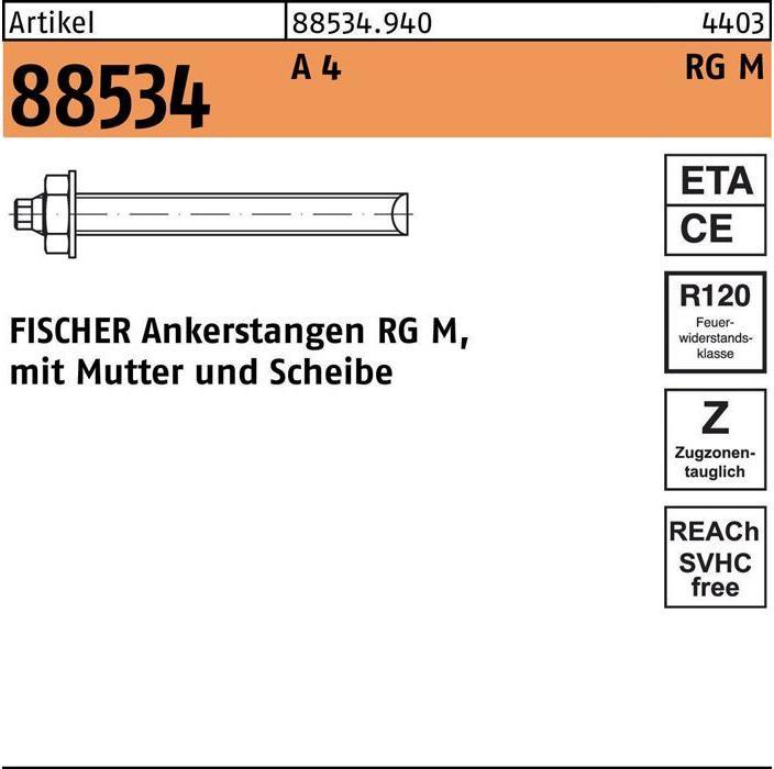 Produktbild Fischer Ankerstange RG M16x250 R (10 Stk.)