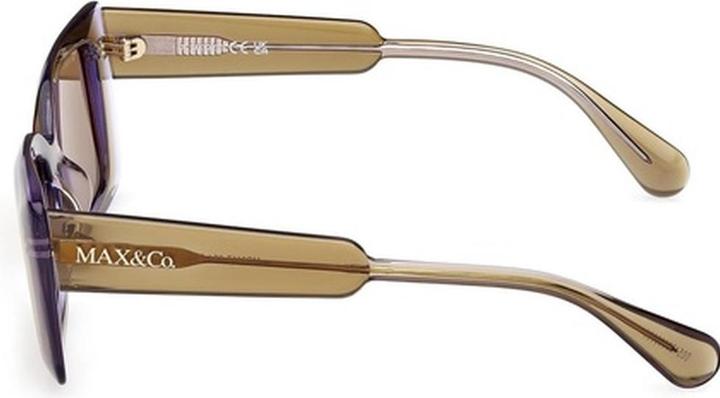 Actual product image Latetobed Max & Co Mo0117 95j Light Green Monocolor 52/18/140 Women's Sunglasses