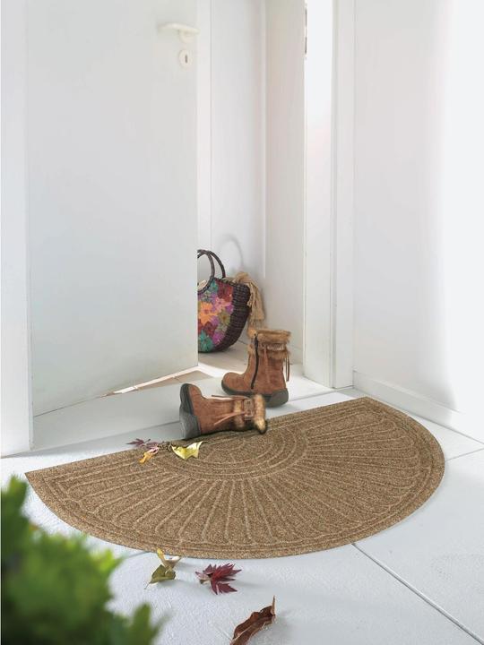 Image du produit Kleen-Tex Paillasson wash+dry DUNE Halfmoon taupe (55 x 85 cm)