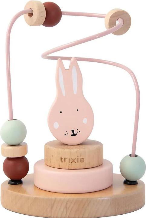 Actual product image Trixie Baby Wooden motor skills spiral - Mrs Rabbit