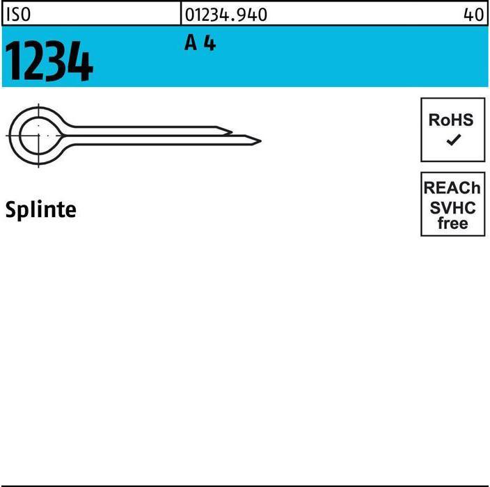 Produktbild Reyher Splinte ISO 1234 13 x 180 A 4