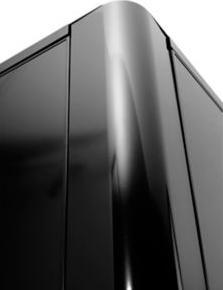 Actual product image Peerless 4 Sided Kiosk Totem Black for the LG Ultra Strech Display 86BH5C (86", 81 kg)