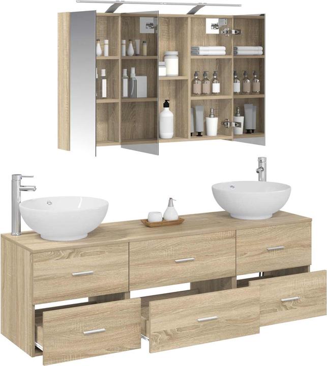 Produktbild vidaXL Badezimmermöbel-Set