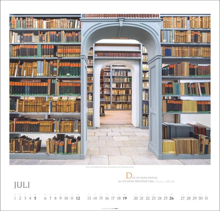 Actual product image Welt der Bibliotheken Kalender 2026 (Special)