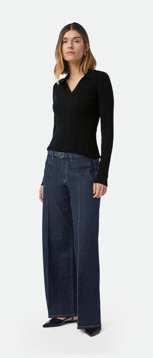 Produktbild Comma Strickpullover Elastischer Slim-Fit-Pullover mit Polokragen (32)