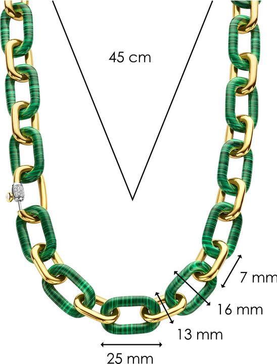 Produktbild Ti Sento Milano Kette (925 Sterling Silber, 45 cm)