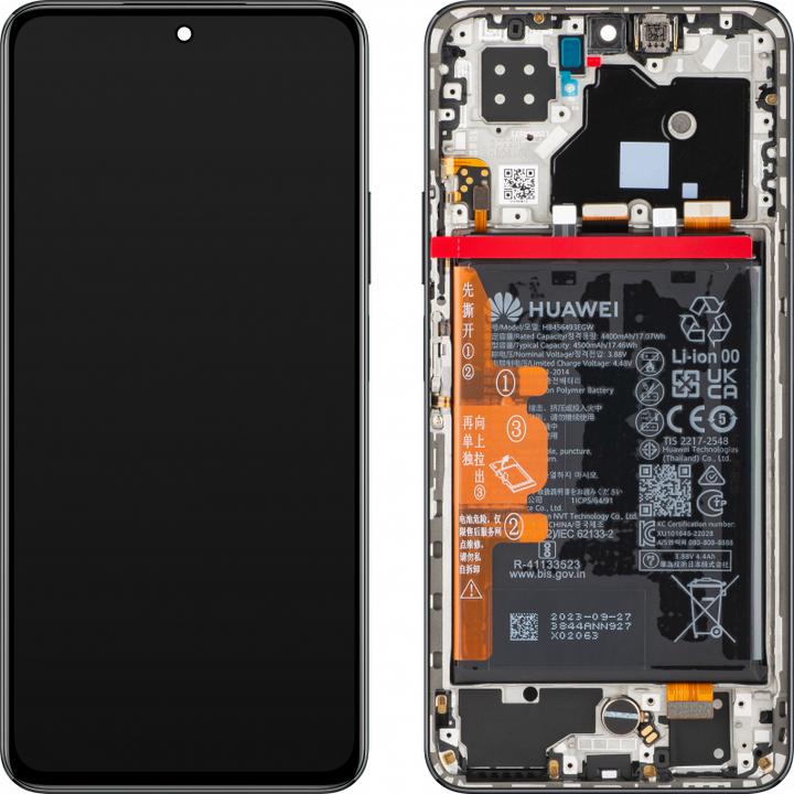 Produktbild Huawei Display Unit fur nova 10 SE, with Battery, Starry Black (Display, Huawei Nova 10 SE)
