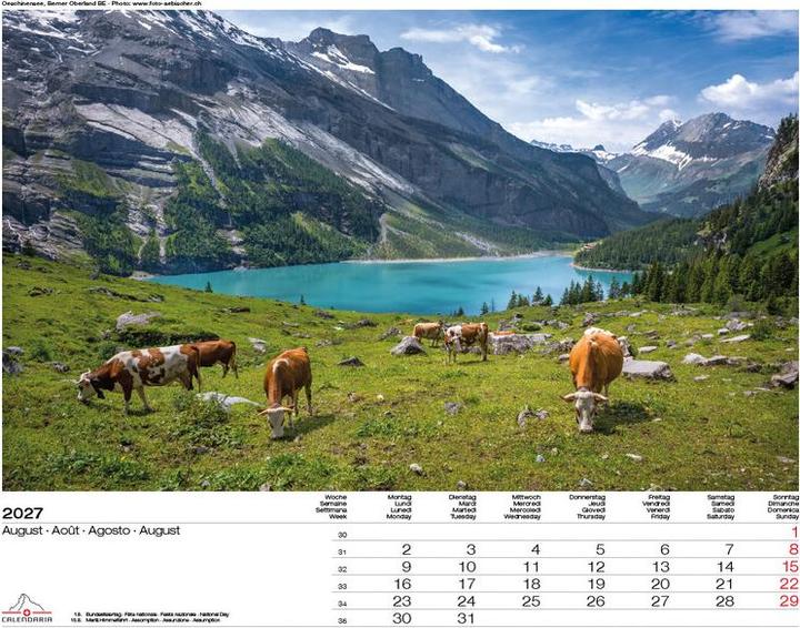 Actual product image Swiss Panorama 2027 (40 x 31)