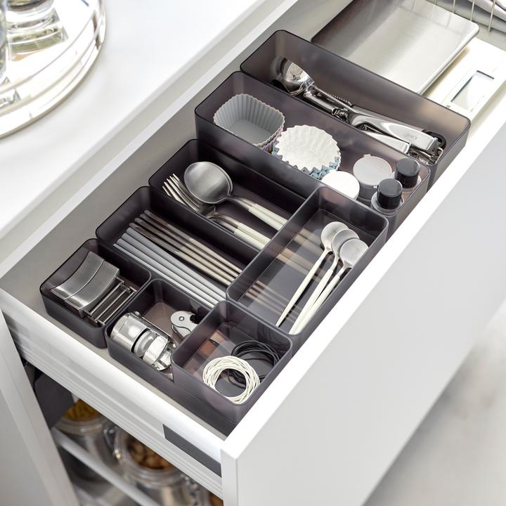 Actual product image Yamazaki Stackable organiser L deep (set of 2) TOWER