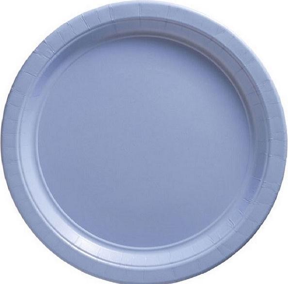Actual product image Amscan Baby Blue Dessert Plate