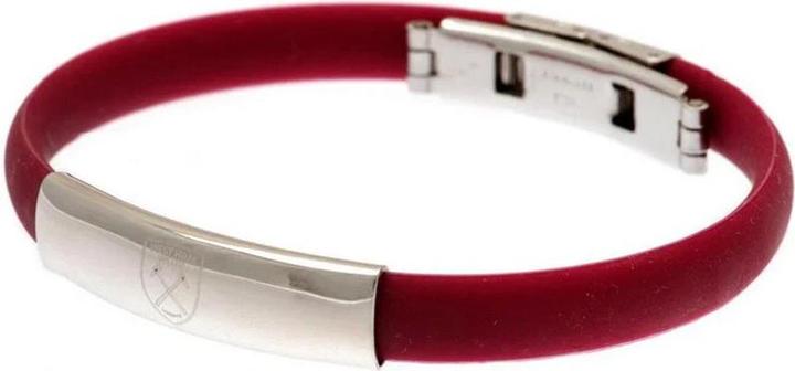 Immagine prodotto West Ham United FC Silicone Cresta Braccialetto (20 cm, 100% materiale sintetico)