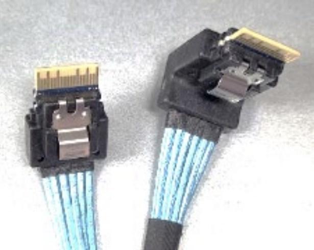Actual product image Intel Cable Kit 1U SlimSas Cable x12 (CPU to HSBP) Kit CYPCBLSL112KIT