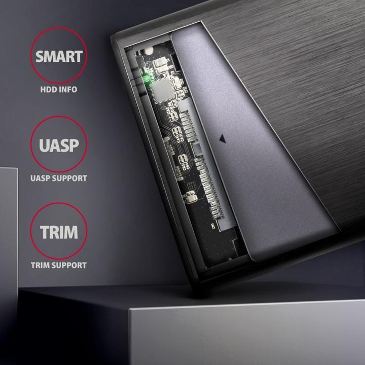 Productafbeelding Axagon EE25-A6C USB-C 3.2 - SATA 6G 2,5" externe harde schijf-behuizing (2.5")