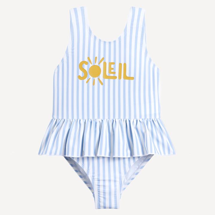 Actual product image La Redoute Collections Gestreifter Badeanzug (110)