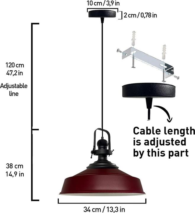 Productafbeelding Bamyum Asletl-Zwart (E27)
