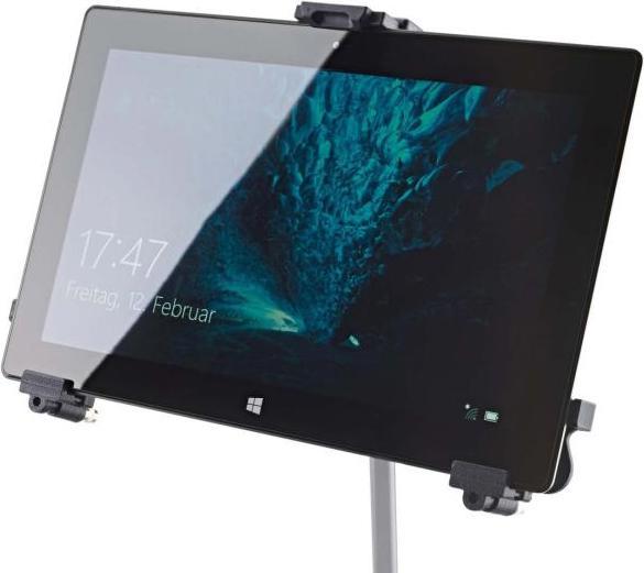 Produktbild K&M 19790 Tablet-Stativhalter mit Tisch-Mikrofonarm