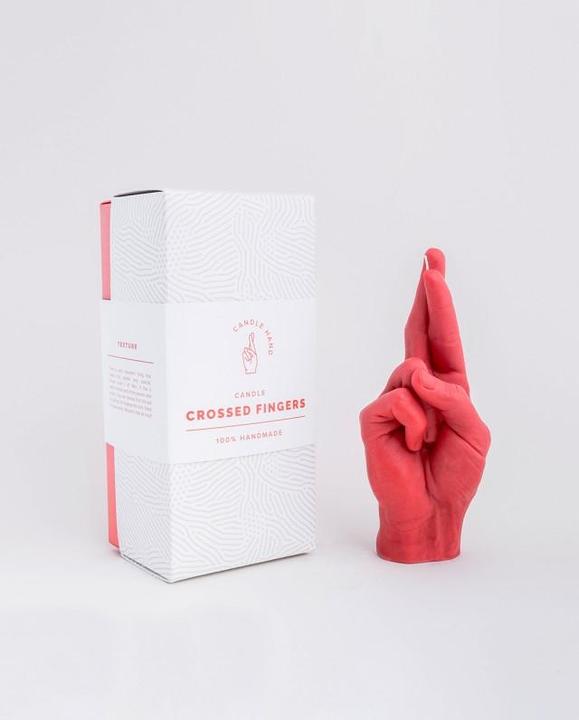 Produktbild Candle Hand Crossed Fingers (1 Stk.)