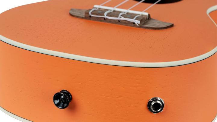 Image du produit Ortega Ukulele da Concorso Edizione Halloween Arancione Zucca con Preamplificatore (Semi-acoustique)