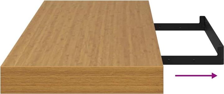 Produktbild vidaXL Wandregal (23.50 x 90 x 4 cm)