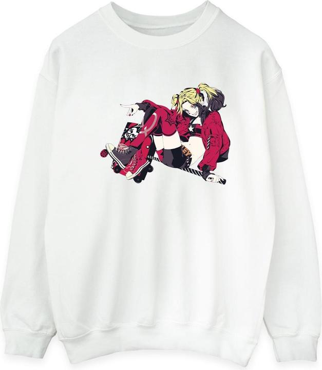 Produktbild Harley Quinn Rollerskates Baumwolle Sweatshirt (5XL)