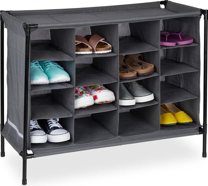 Actual product image Relaxdays Camping shoe rack