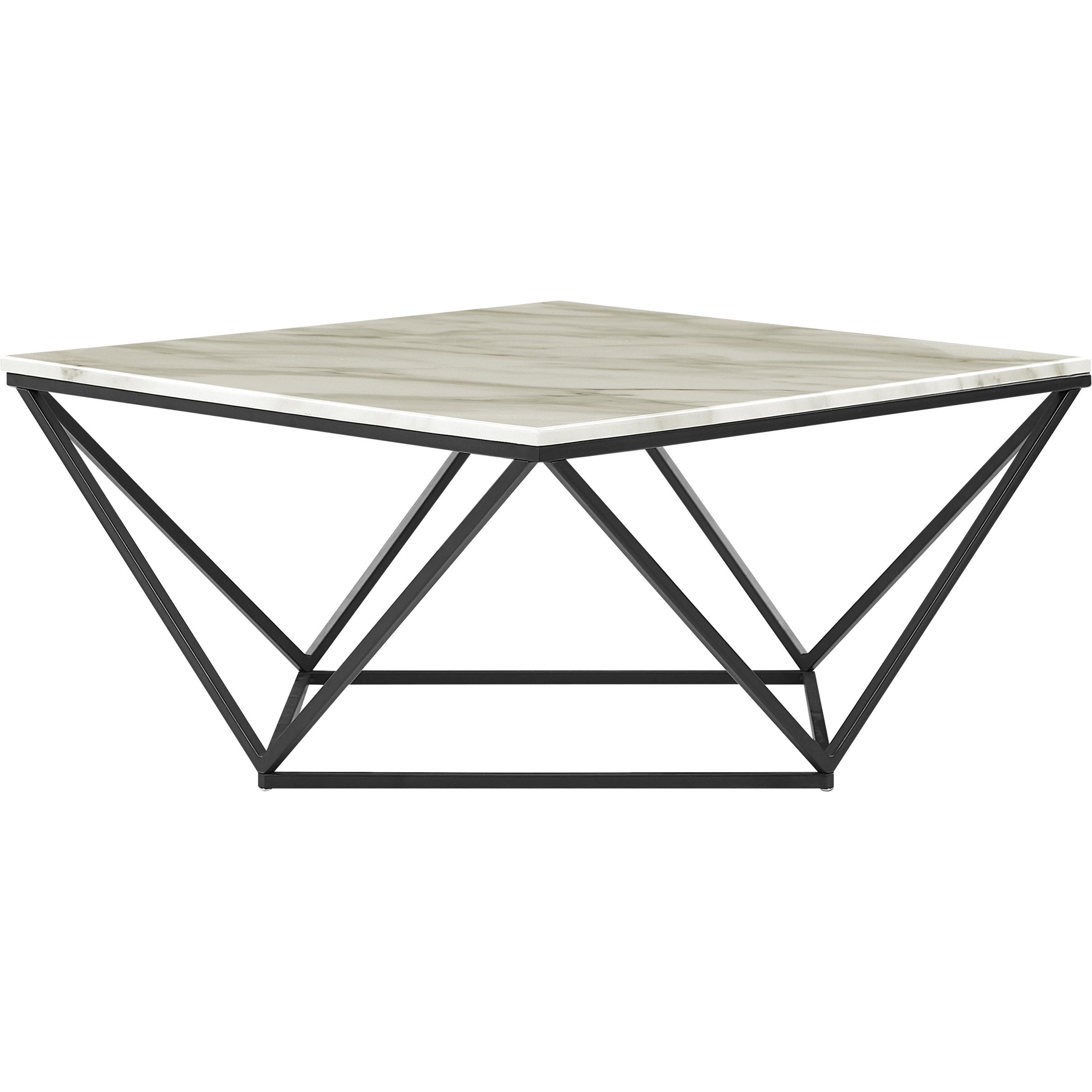 Beliani, Couchtisch + Beistelltisch, Malibu (80 x 80 x 41 cm)