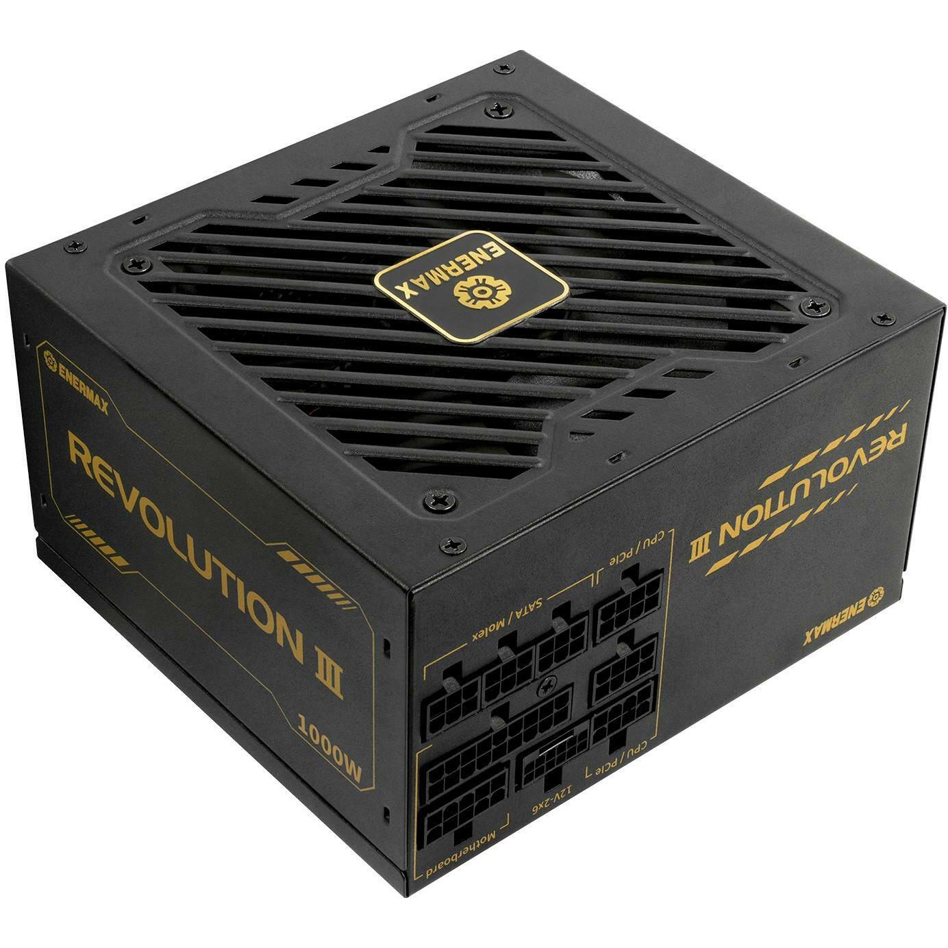Enermax REVOLUTION III ERV1000G (1000 W), PC Netzteil, Schwarz