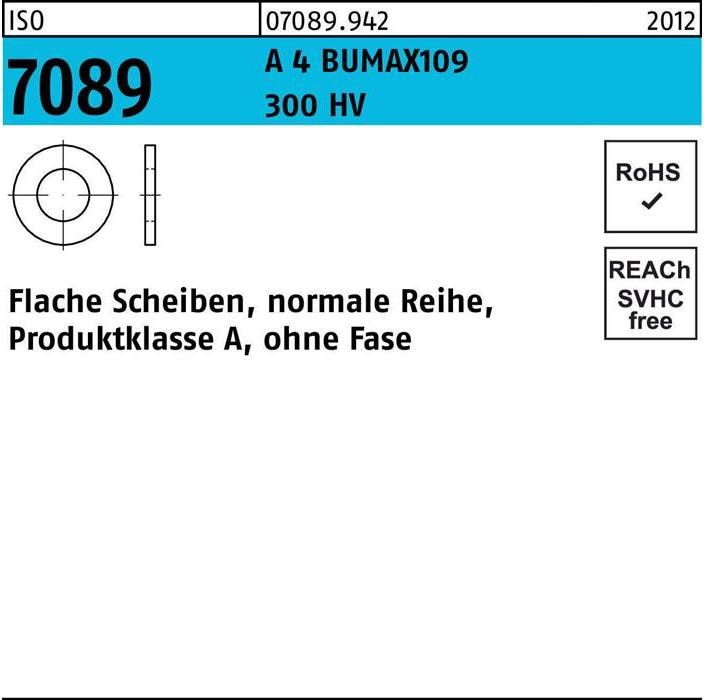 Image du produit Bufab Rondelle ISO 7089 sans chanfrein 16 A 4 300 HV BUMAX109