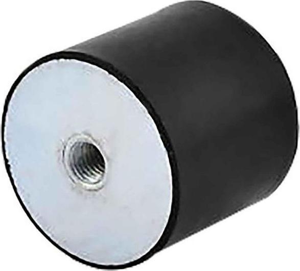 RS PRO Stainless steel vibration damper, internal/external thread buffer M8, Ø 30mm x 30mm, 55 Shore A