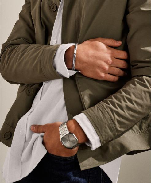 Produktbild Skagen Armband PELLE (25 cm, Edelstahl, Nylon)